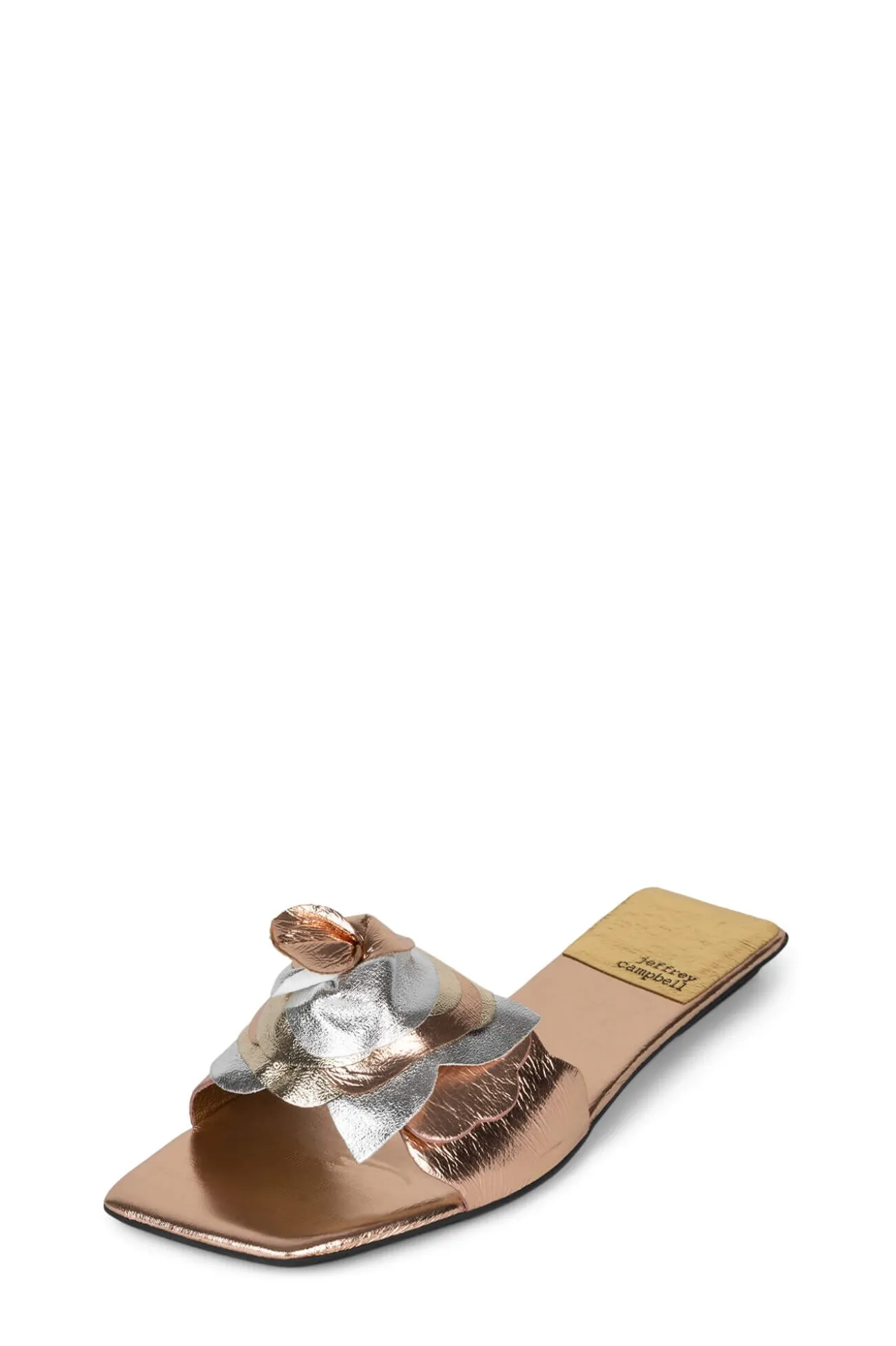 Shop Jeffrey Campbell BOUQUET Bronzemetalliccombo