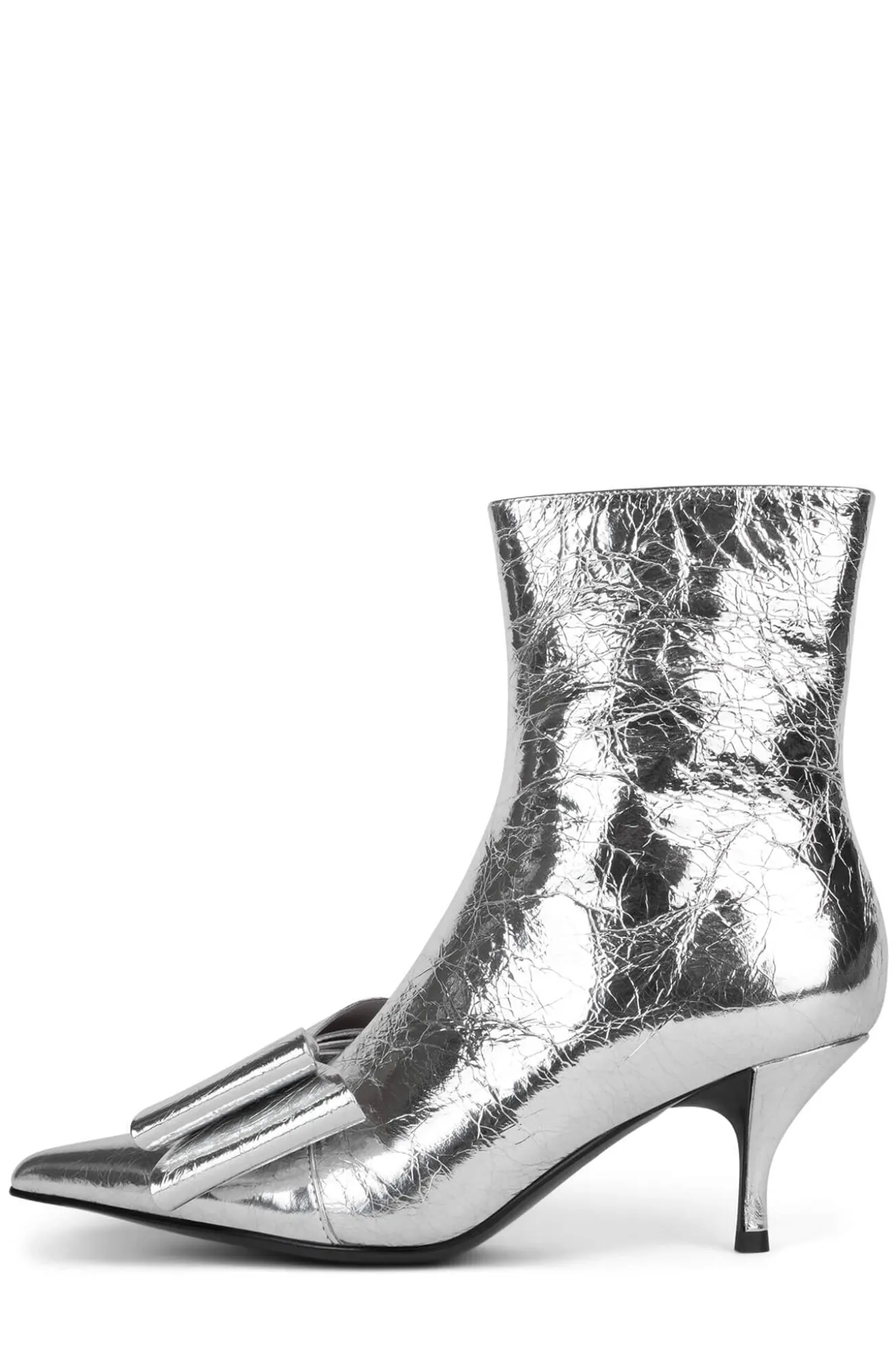 Hot Jeffrey Campbell BOW-TIE Silvercrinkle