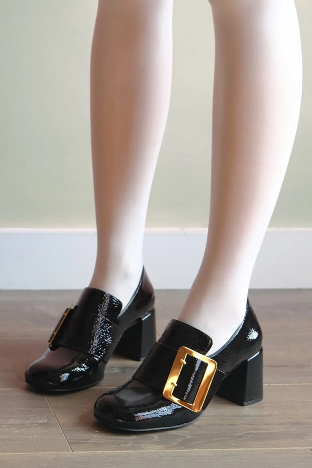 Sale Jeffrey Campbell BRUNA Blackpatentgold
