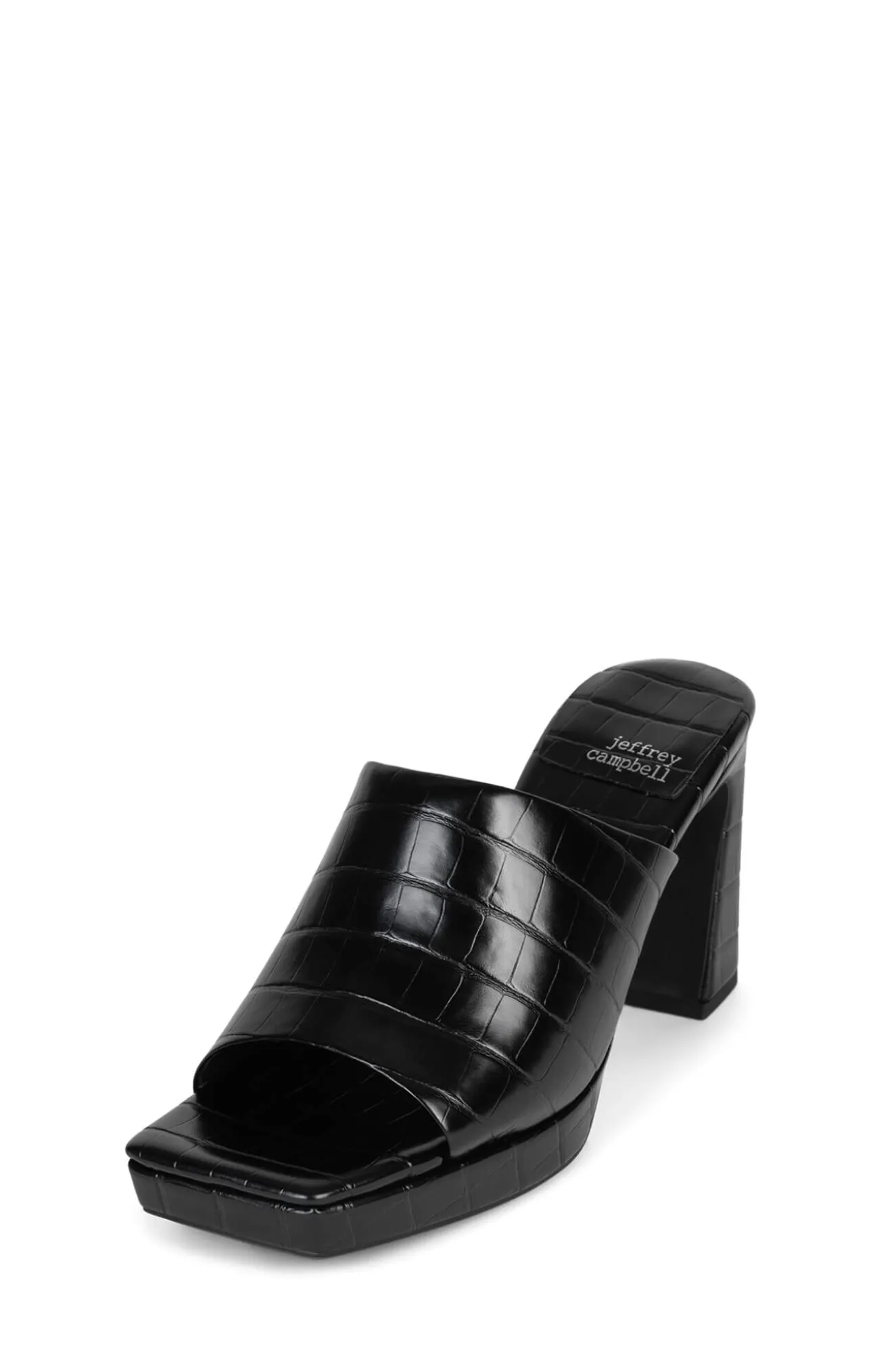 Discount Jeffrey Campbell CAVIAR Blackcroco