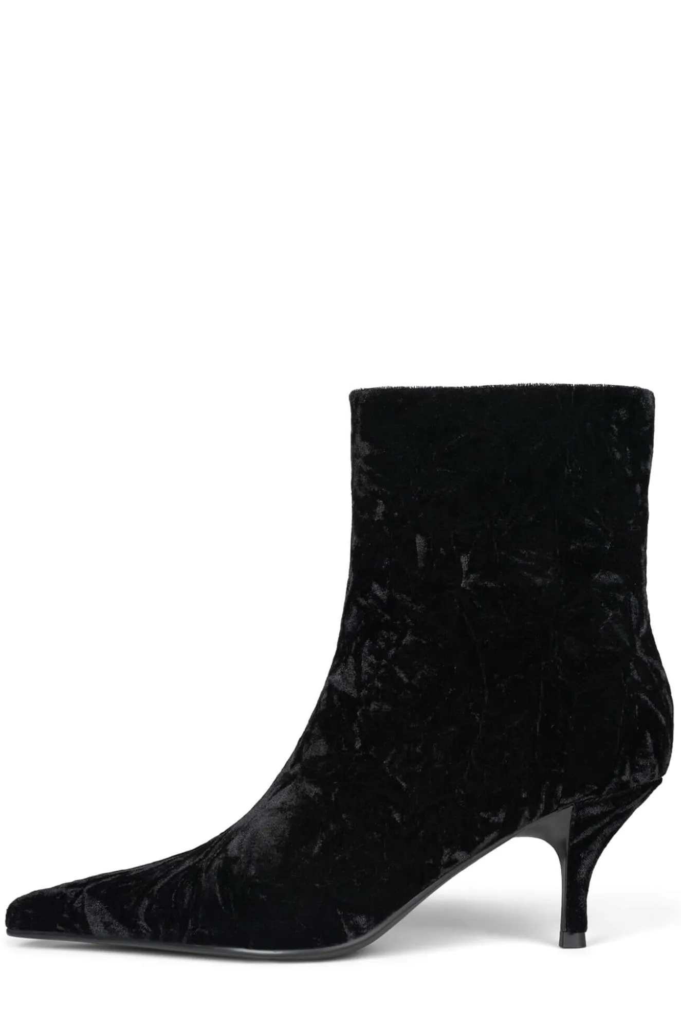 Clearance Jeffrey Campbell DISTANT Blackcrushedvelvet