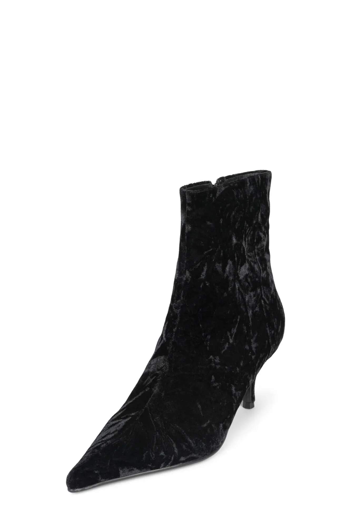 Clearance Jeffrey Campbell DISTANT Blackcrushedvelvet