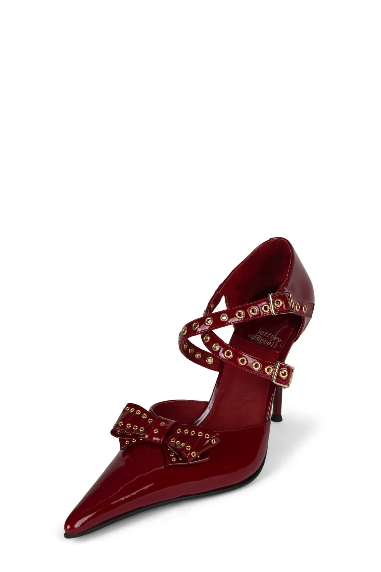 Sale Jeffrey Campbell DOUBT-IT Cherryredpatentgold