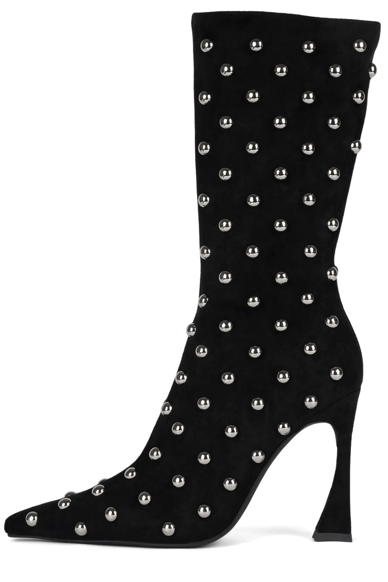 Sale Jeffrey Campbell FANCY-U Blacksuedesilver