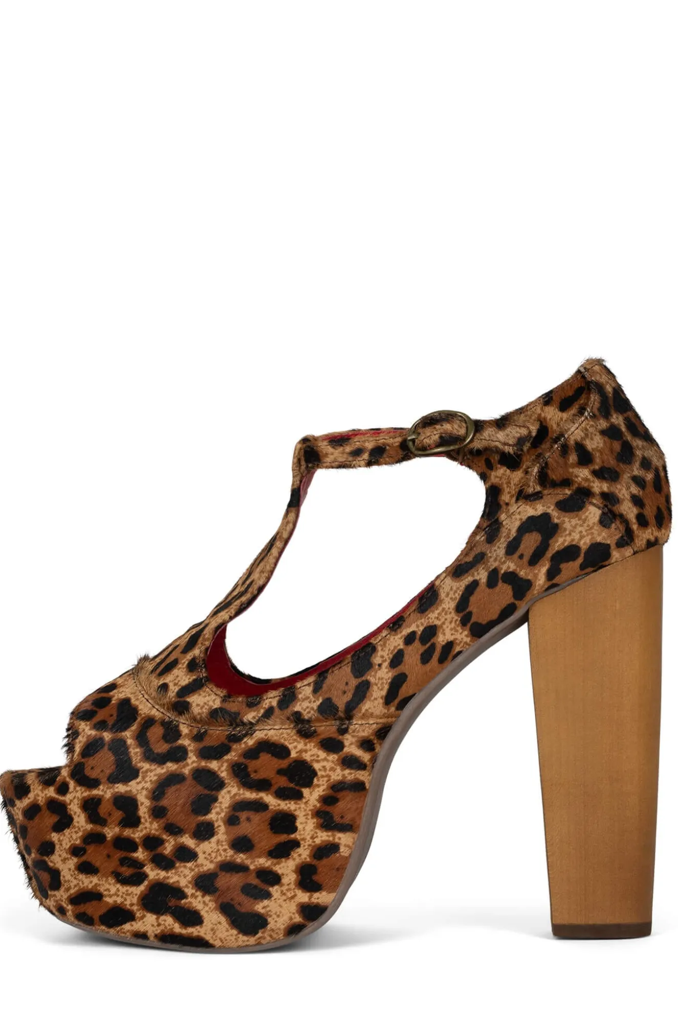 Shop Jeffrey Campbell FOXY-WD-F Cheetahred