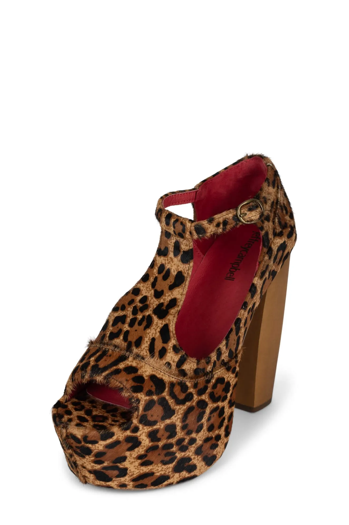 Shop Jeffrey Campbell FOXY-WD-F Cheetahred