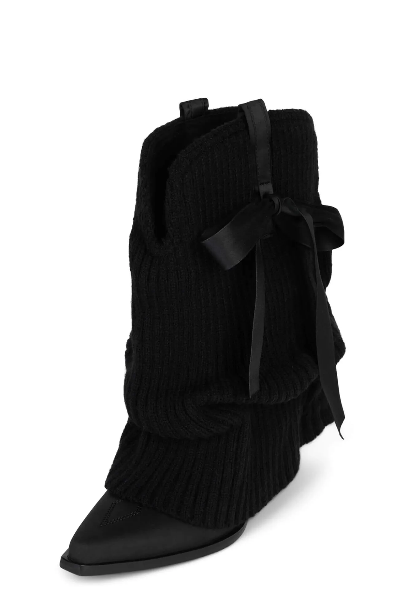 Flash Sale Jeffrey Campbell x FP x Understated Leather Center Stage Ballet Boots Blackcombo