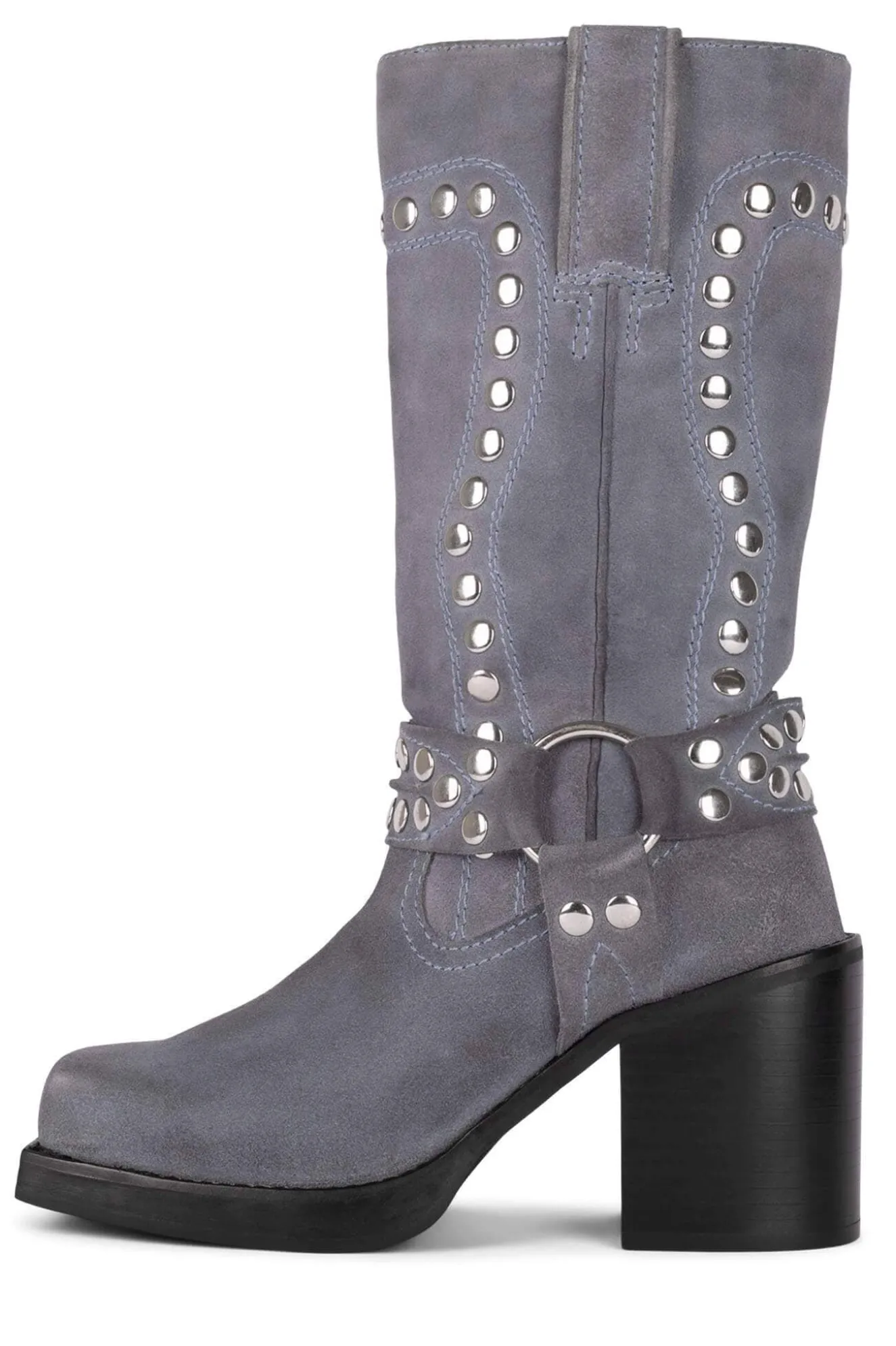 Outlet Jeffrey Campbell JUVENILE-S Dustybluesuedesilver