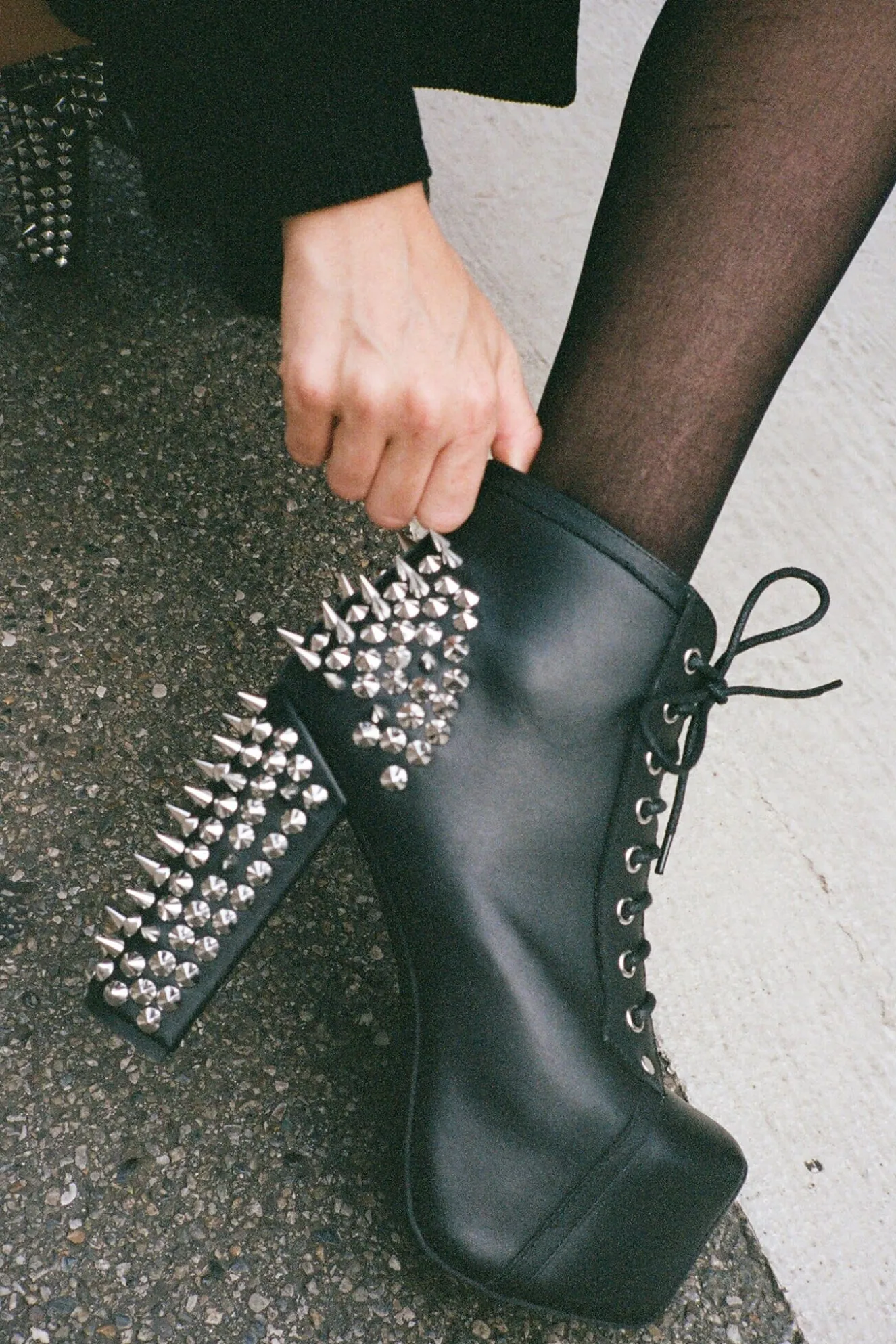 Best Sale Jeffrey Campbell SPIKE Blacksilver