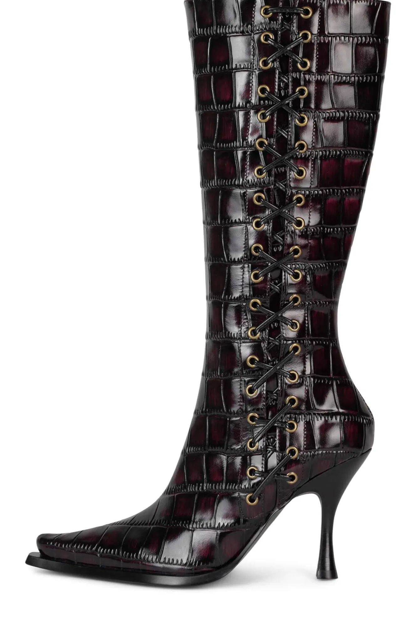 Fashion Jeffrey Campbell STUNNA Wineblackcroco