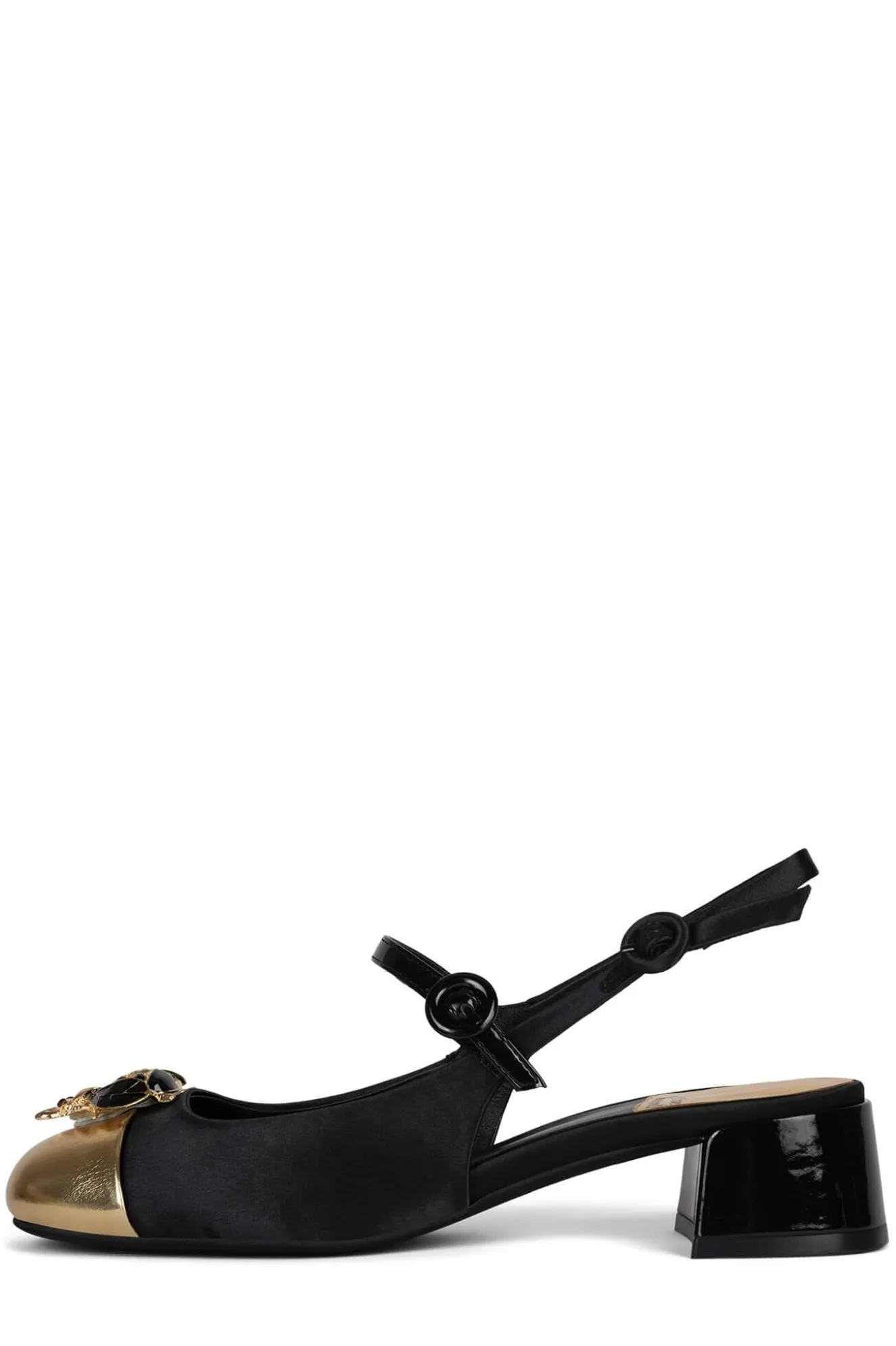 Cheap Jeffrey Campbell THE-JIVE Blacksatingold