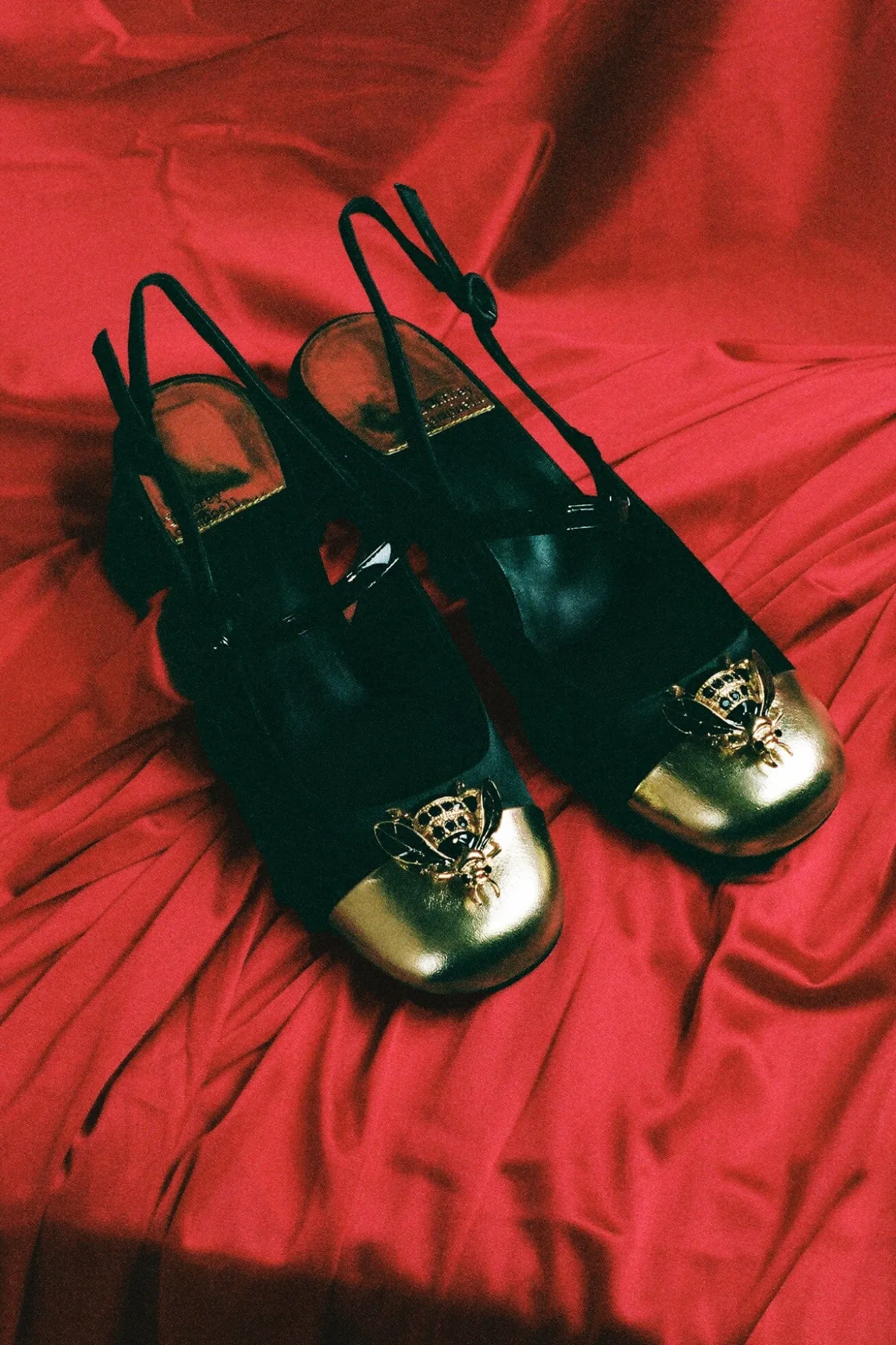 Cheap Jeffrey Campbell THE-JIVE Blacksatingold