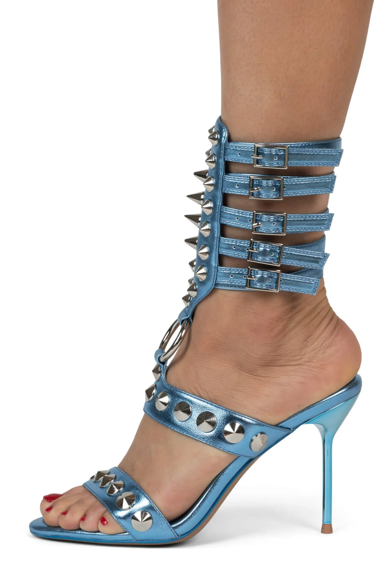 Sale Jeffrey Campbell THREE-6-5 Bluemetallicsilver